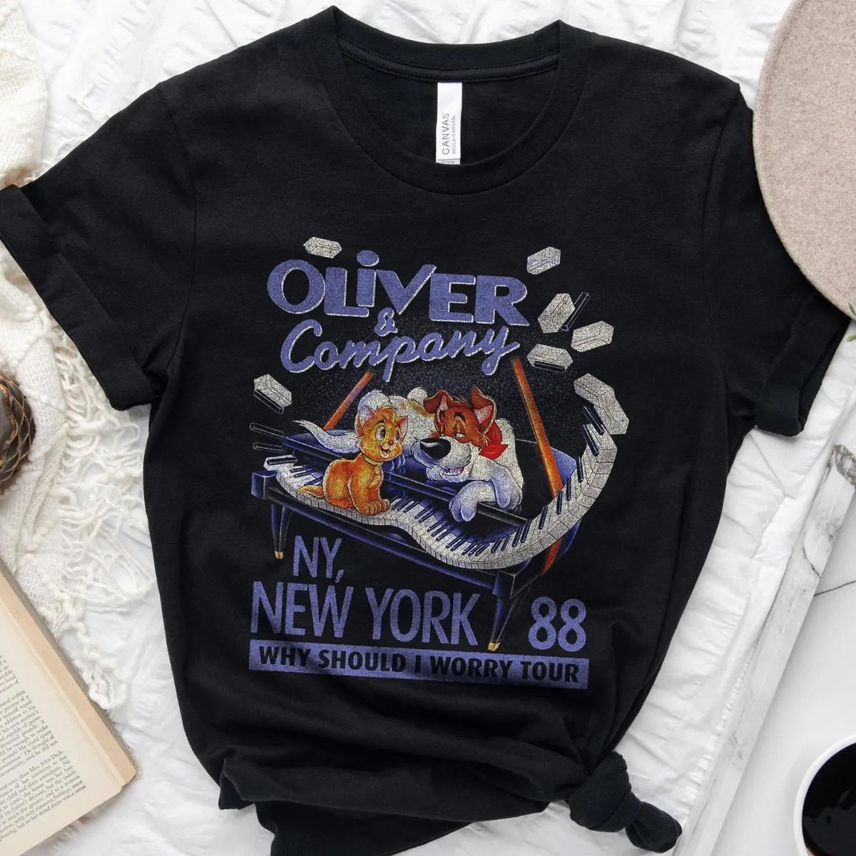 Disney Oliver And Company New York Movie Poster Shirt 2 1