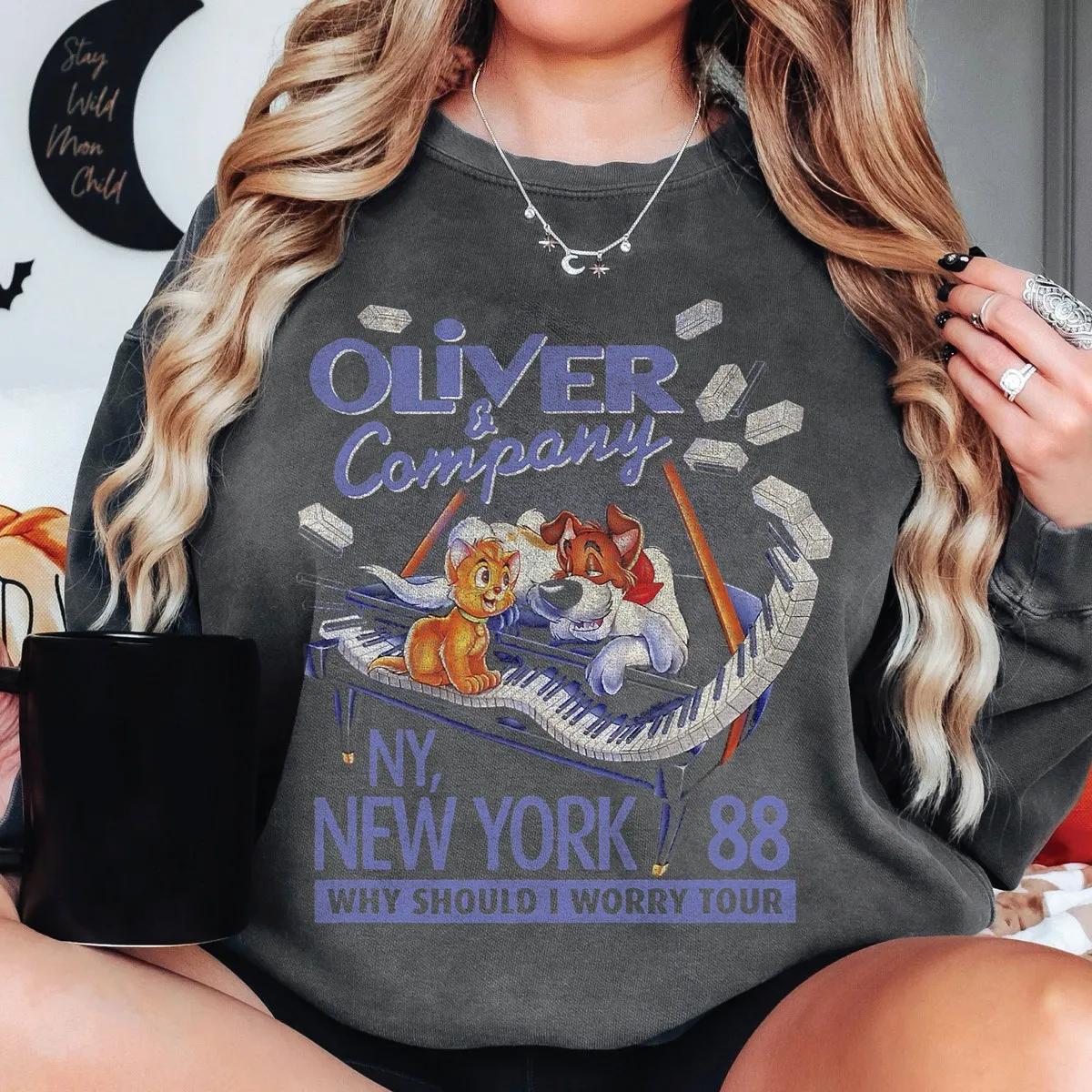 Disney Oliver And Company New York Movie Poster Shirt 4 1