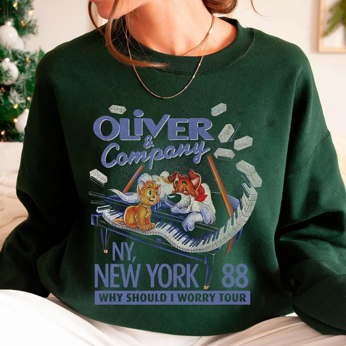 Disney Oliver And Company New York Movie Poster Shirt 6 1