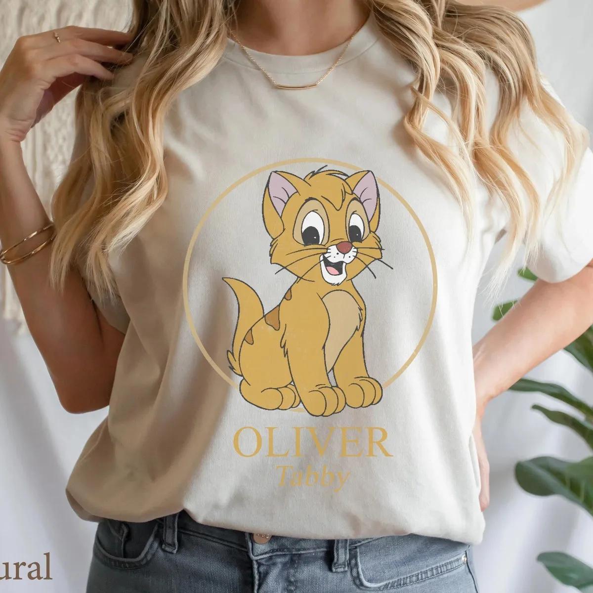 Disney Oliver Cat Names And Breeds Shirt 1