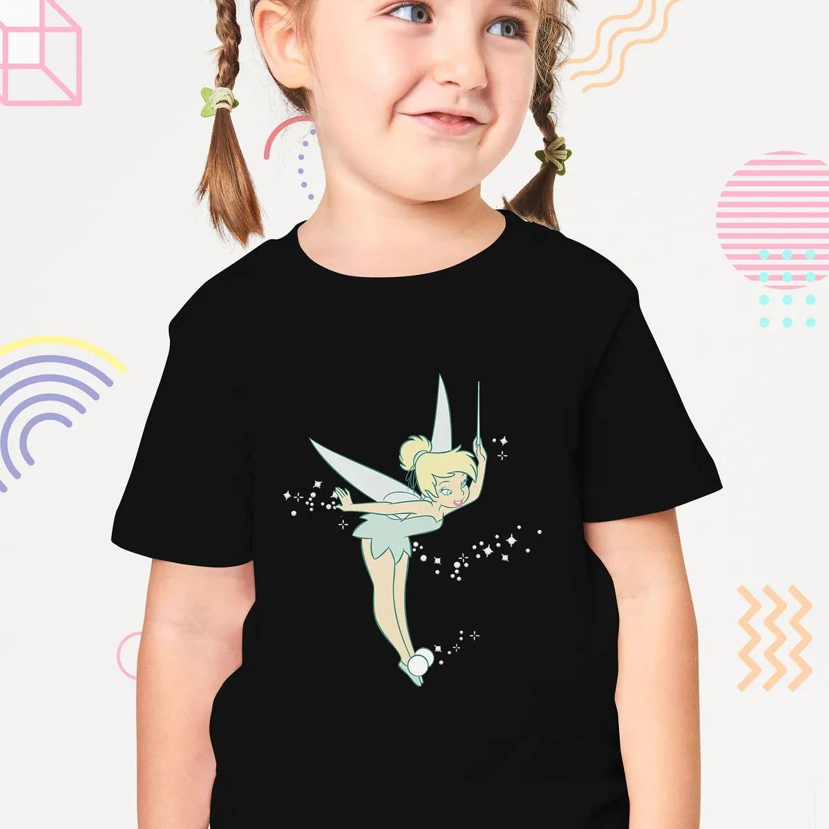 Disney Peter Pan Tinkerbell Glitter Tink Wink Shirt 2 1