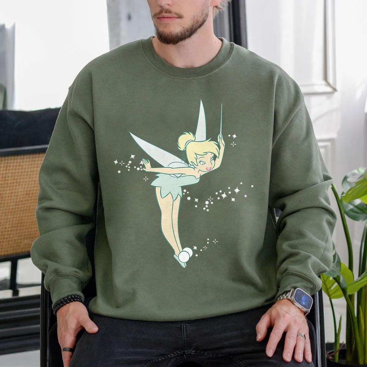 Disney Peter Pan Tinkerbell Glitter Tink Wink Shirt 4 1