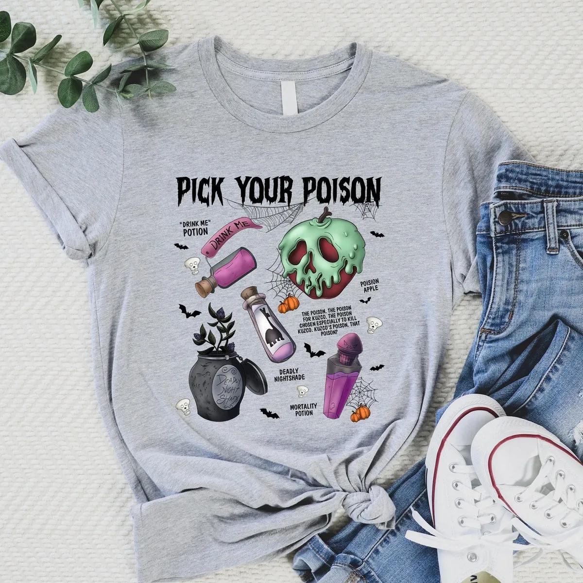 Disney Pick Your Poison Halloween Shirt 1