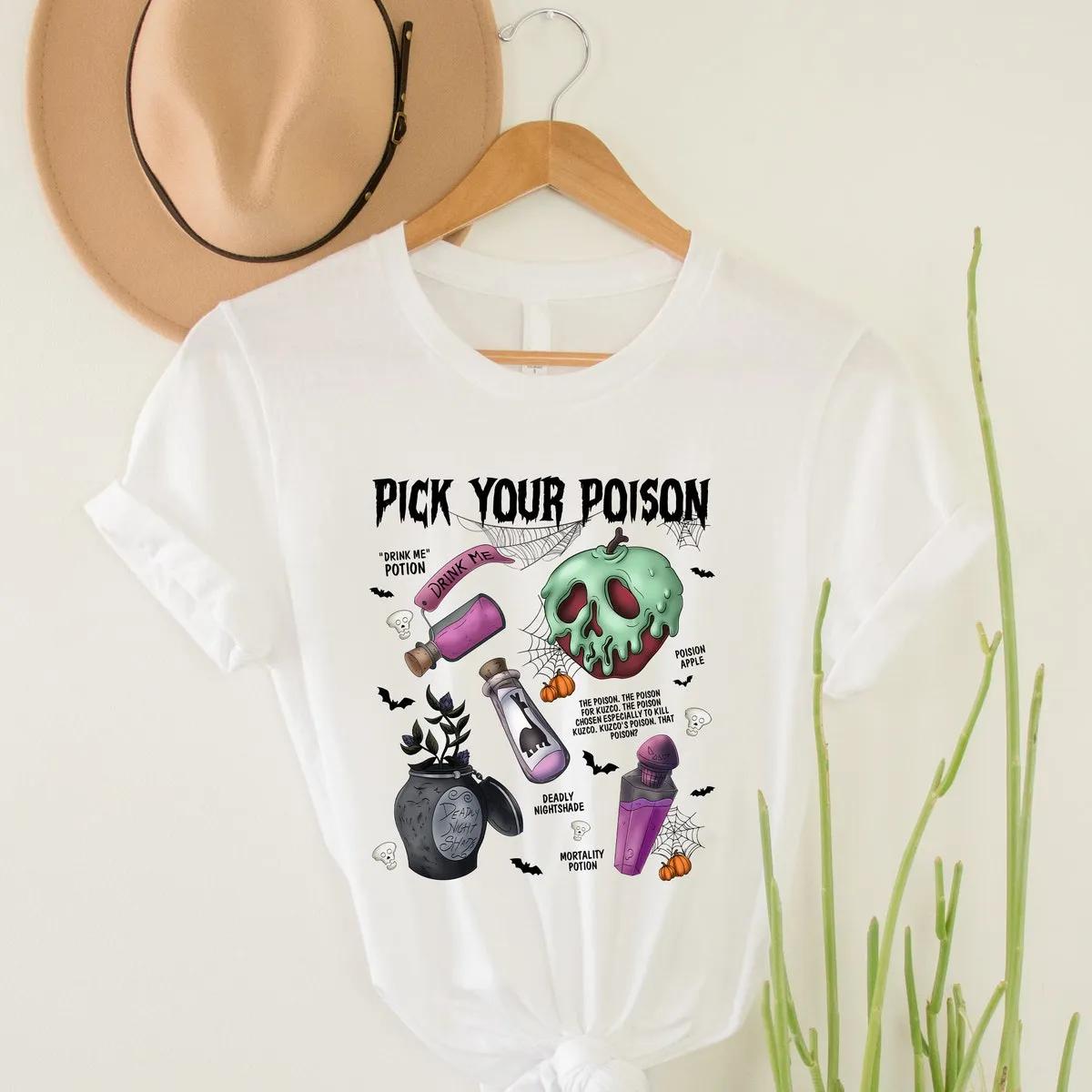 Disney Pick Your Poison Halloween Shirt 2