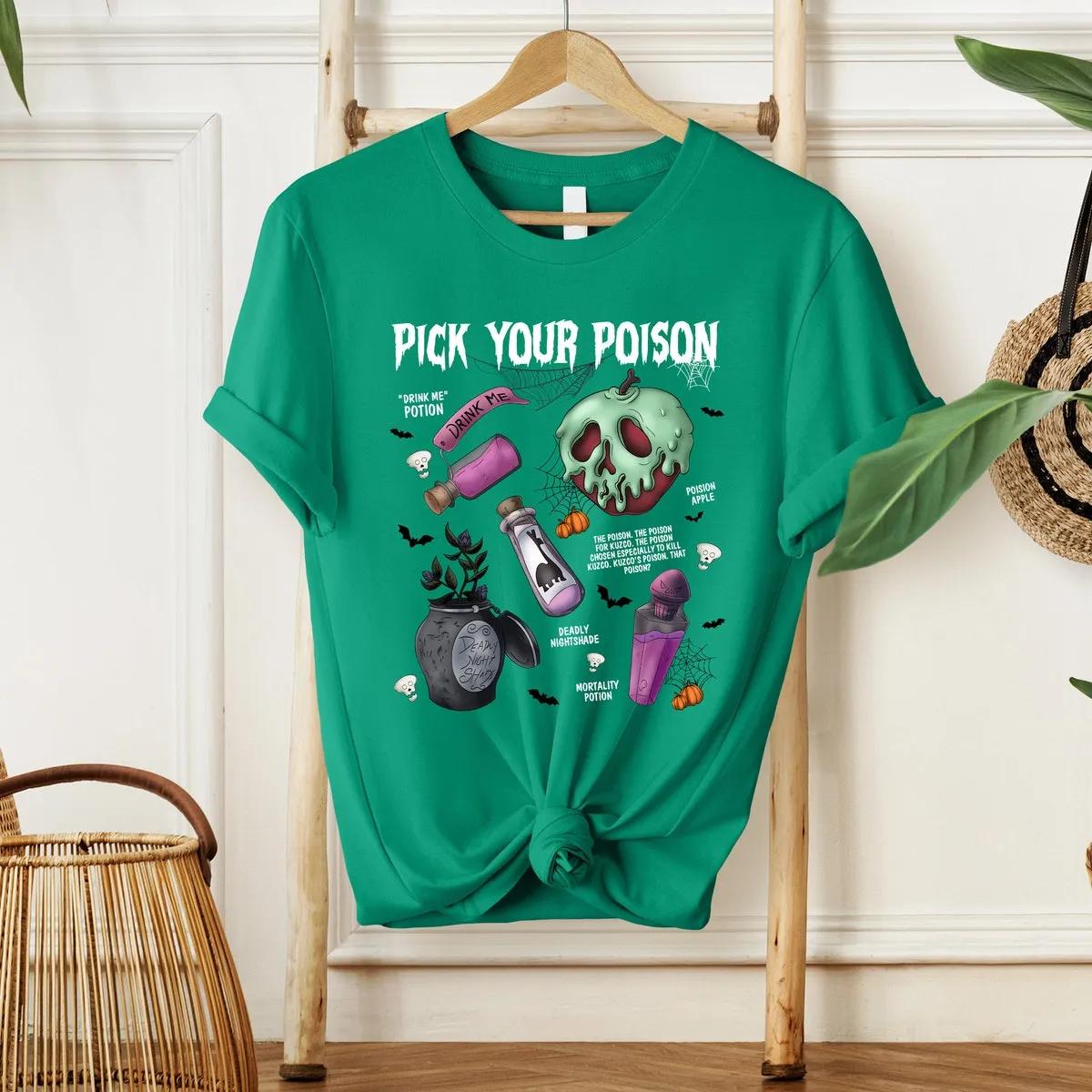 Disney Pick Your Poison Halloween Shirt 3