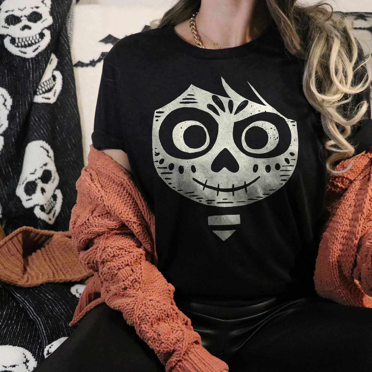 Disney Pixar Coco Miguel Face Halloween Shirt 3