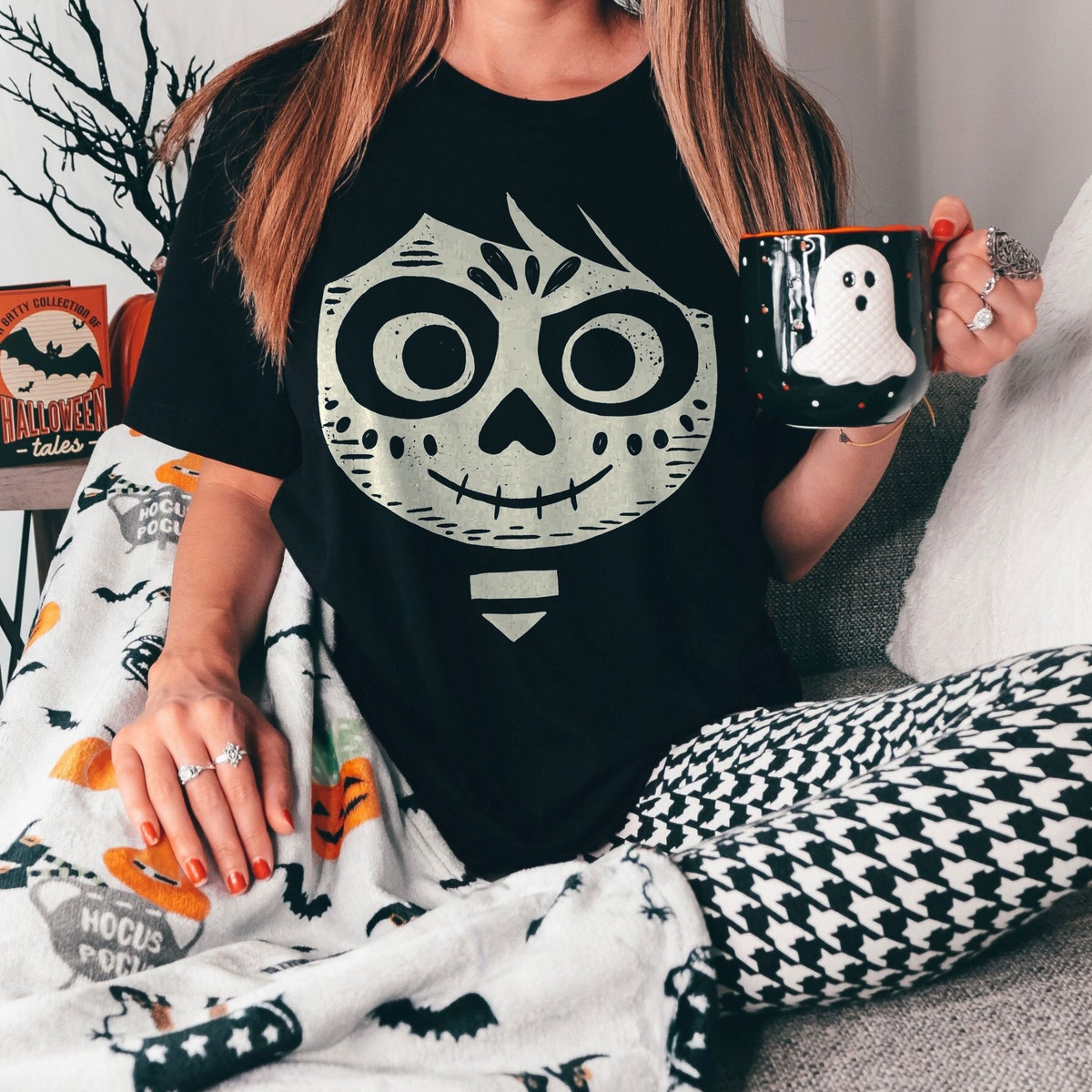 Disney Pixar Coco Miguel Face Halloween Shirt 4