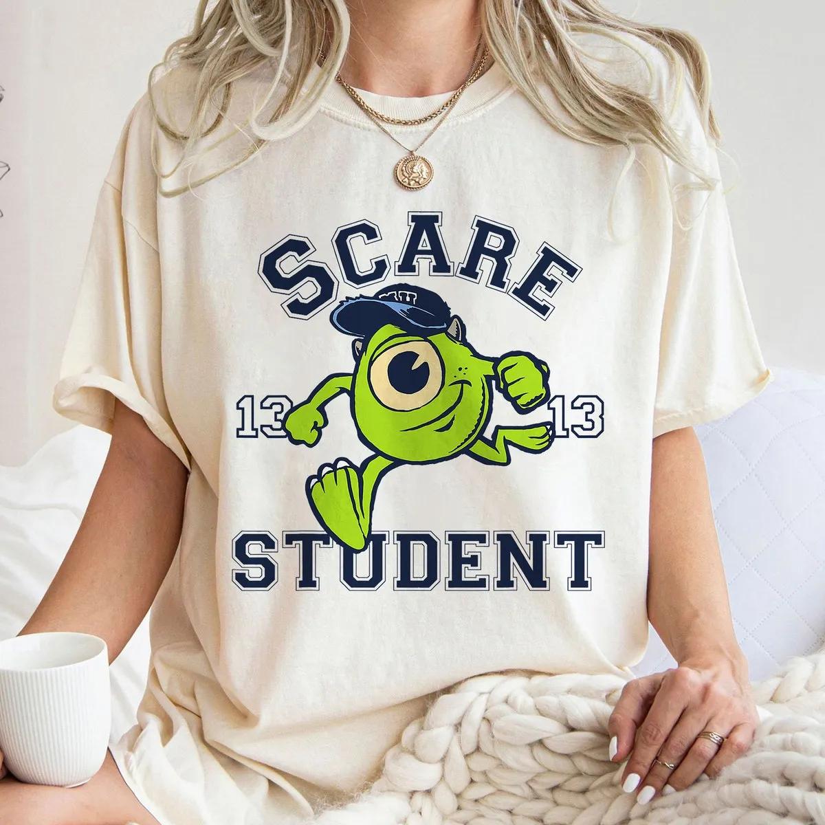 Disney Pixar Monsters University Scare Student Mike Portrait Shirt 1