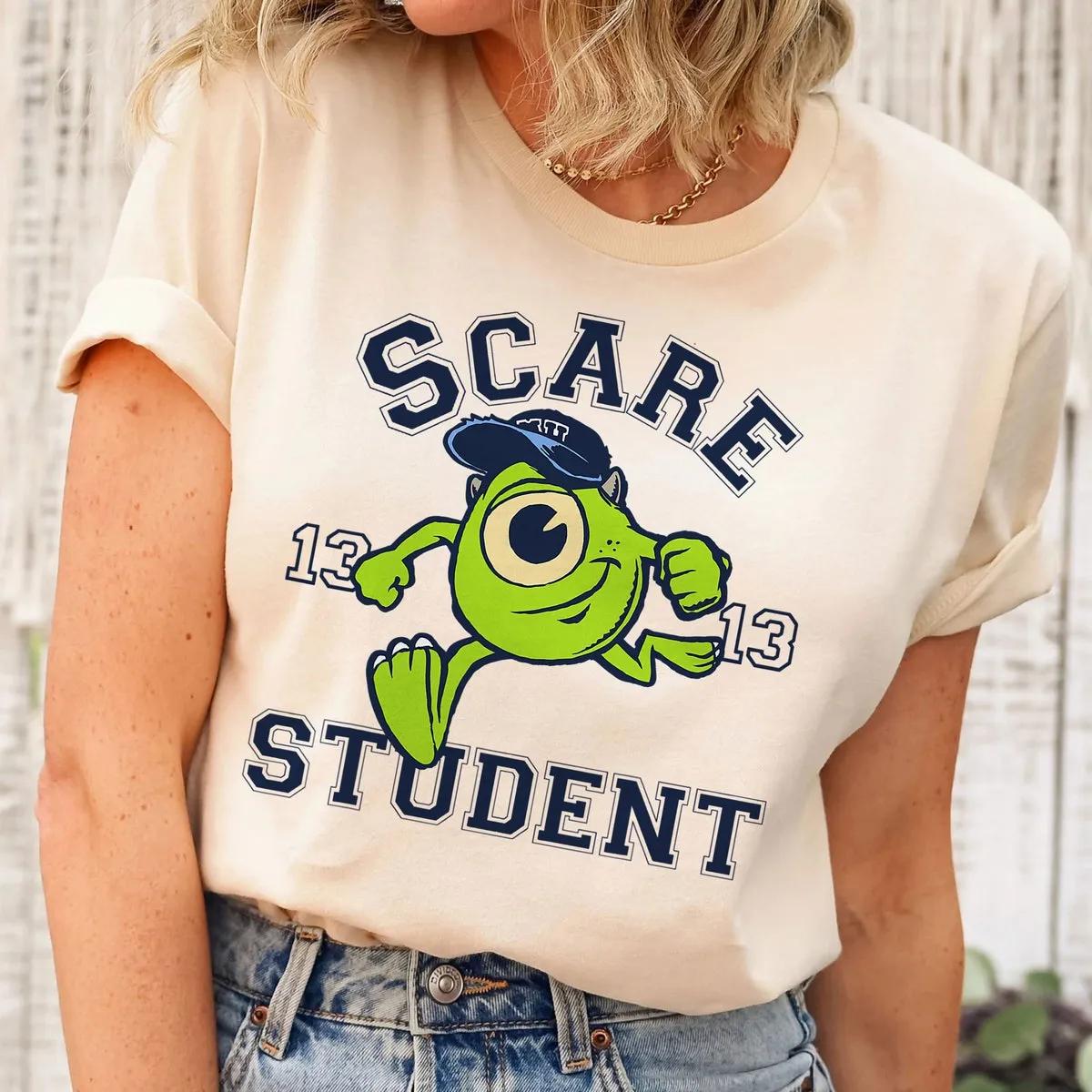 Disney Pixar Monsters University Scare Student Mike Portrait Shirt 5