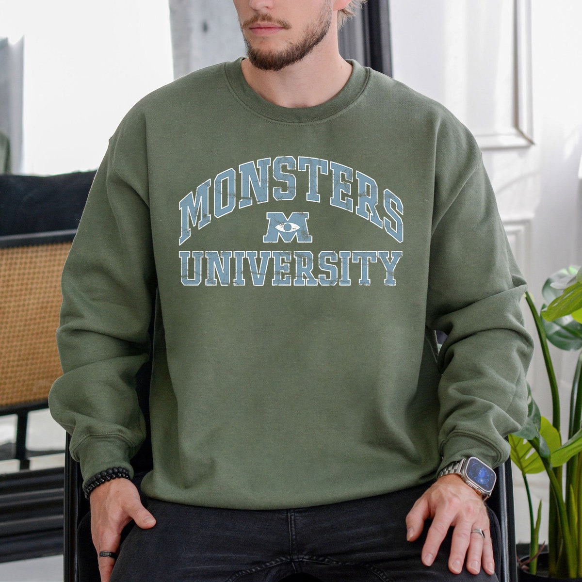 Disney Pixar Monsters University Simple Collegiate Shirt 2