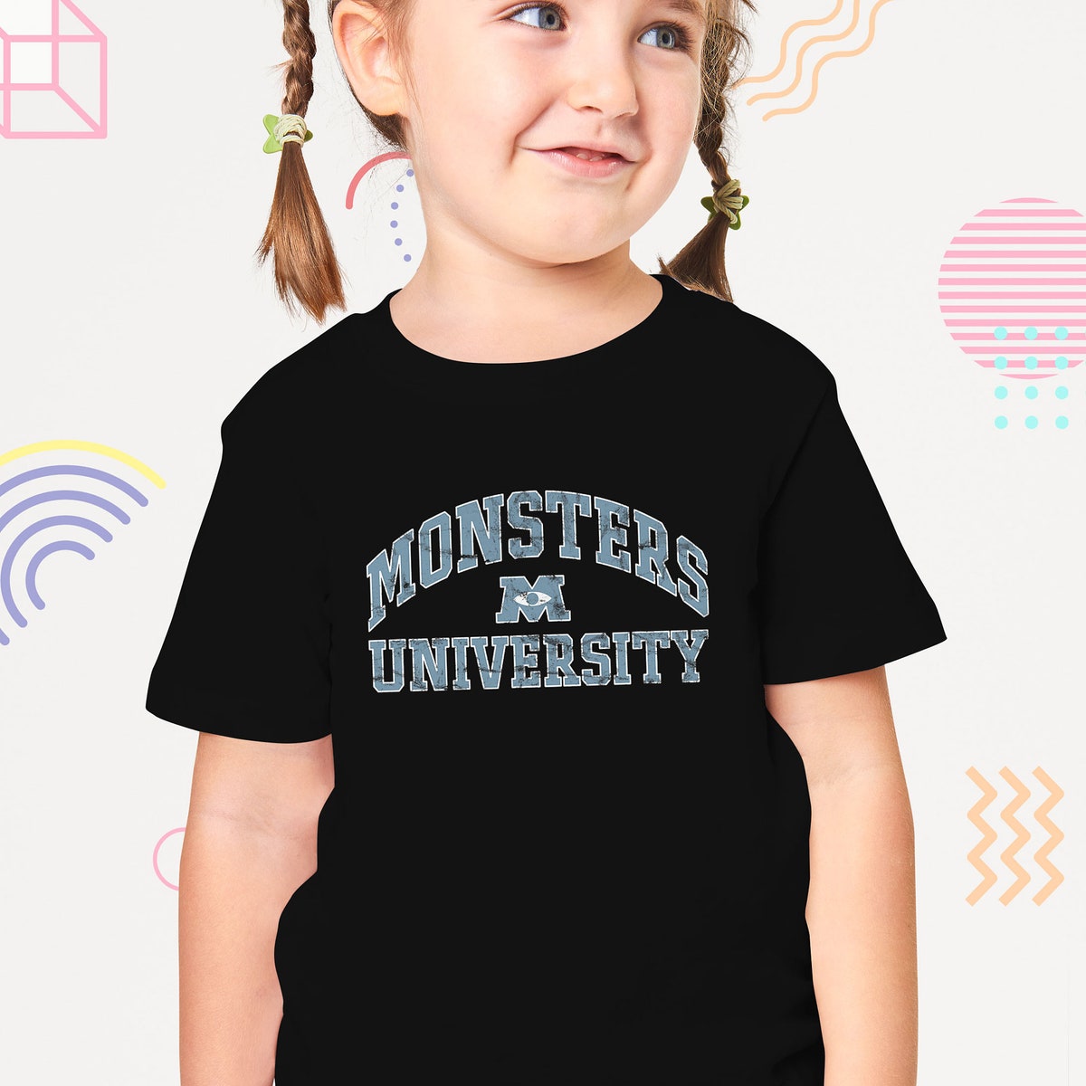 Disney Pixar Monsters University Simple Collegiate Shirt 4