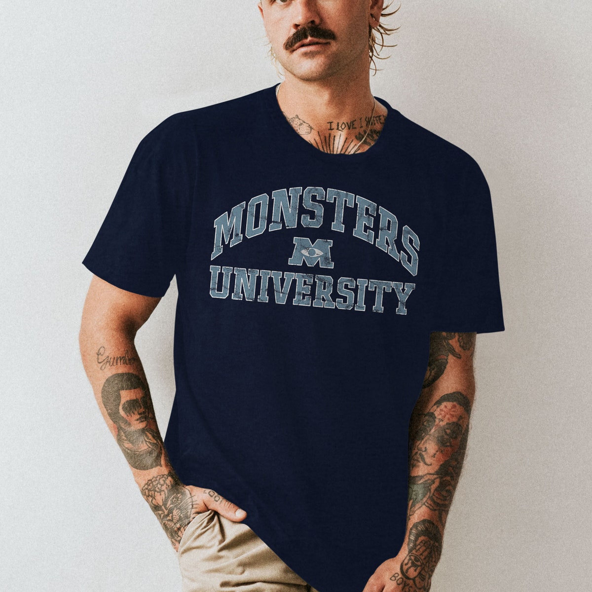 Disney Pixar Monsters University Simple Collegiate Shirt 5