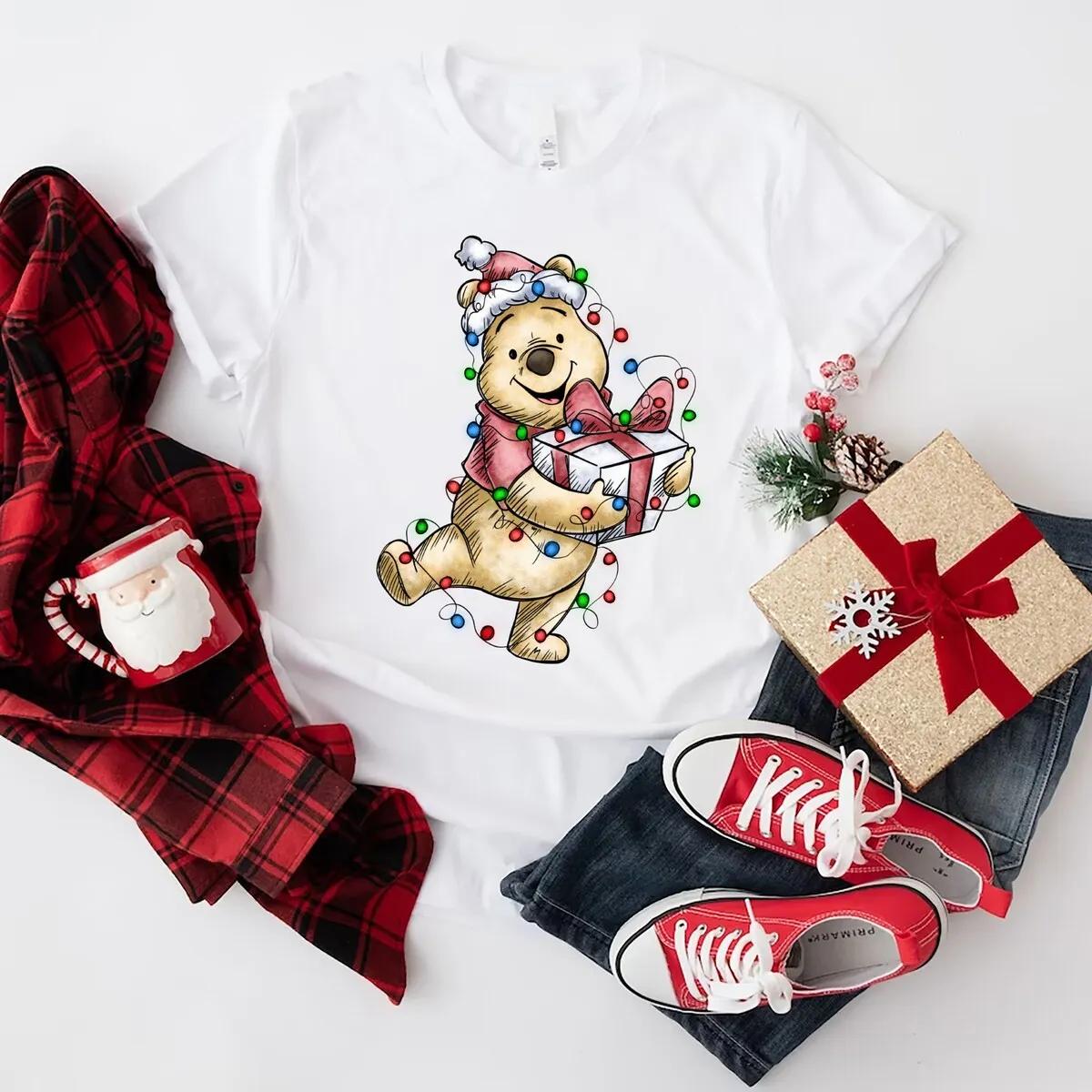 Disney Pooh Bear Disney Christmas Shirt 7 1