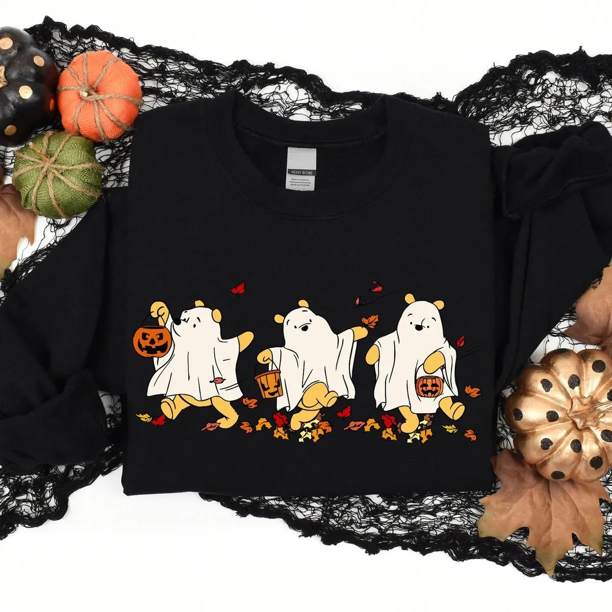 Disney Pooh Bear Ghost Halloween Shirt 1