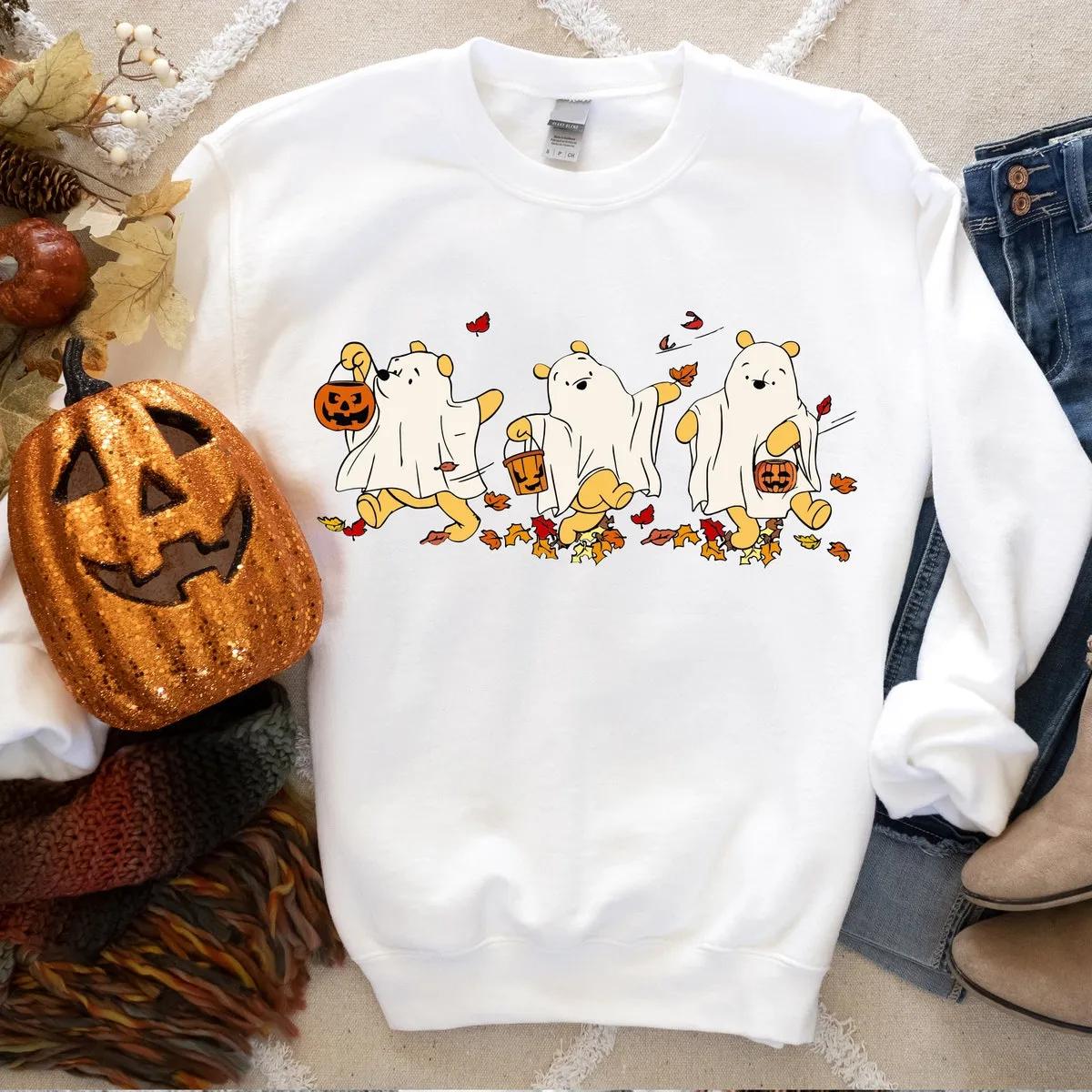 Disney Pooh Bear Ghost Halloween Shirt 2