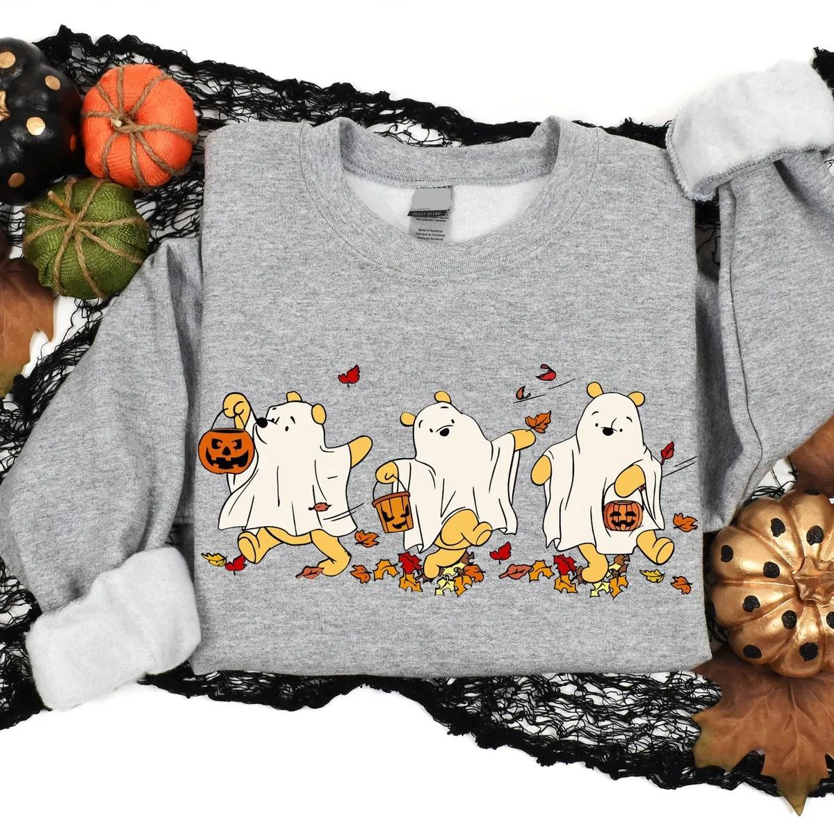 Disney Pooh Bear Ghost Halloween Shirt 3