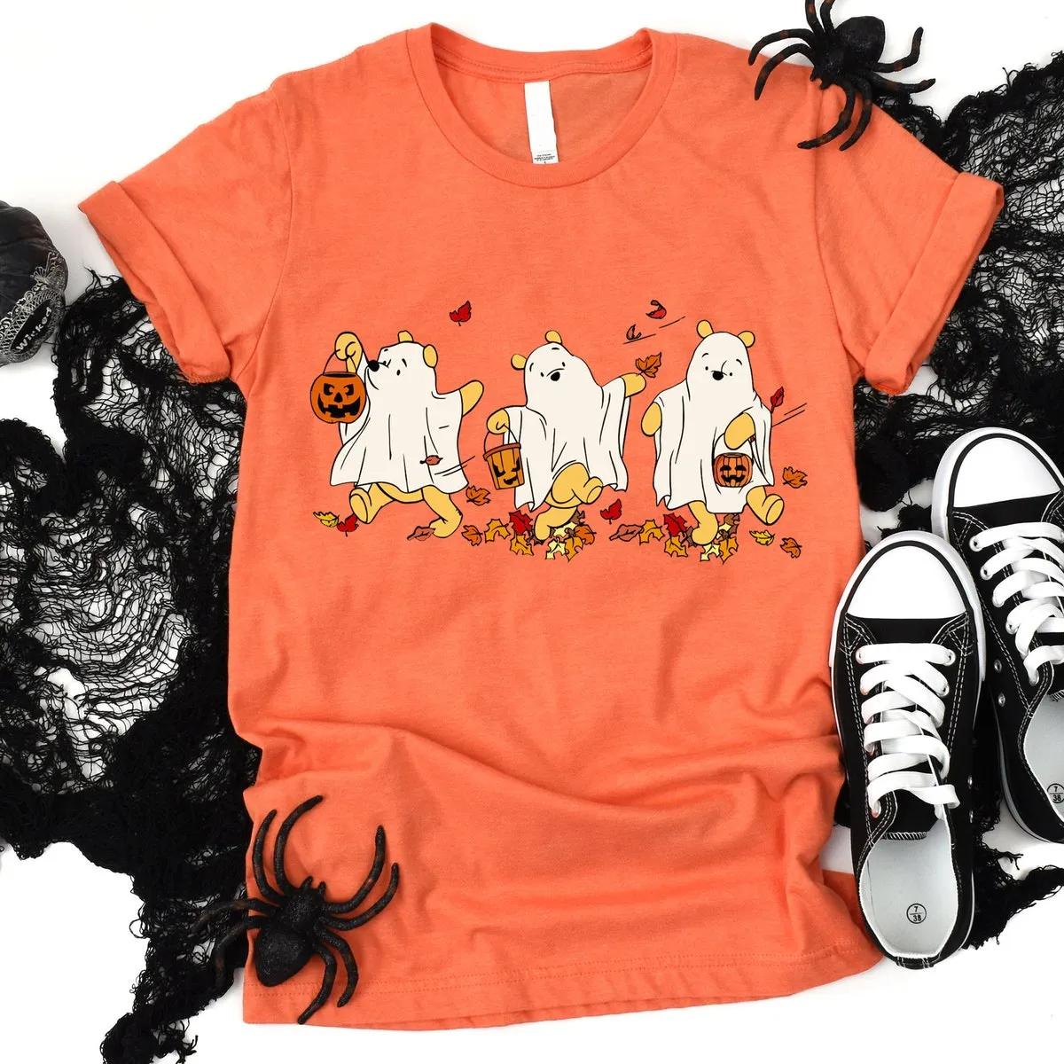 Disney Pooh Bear Ghost Halloween Shirt 4