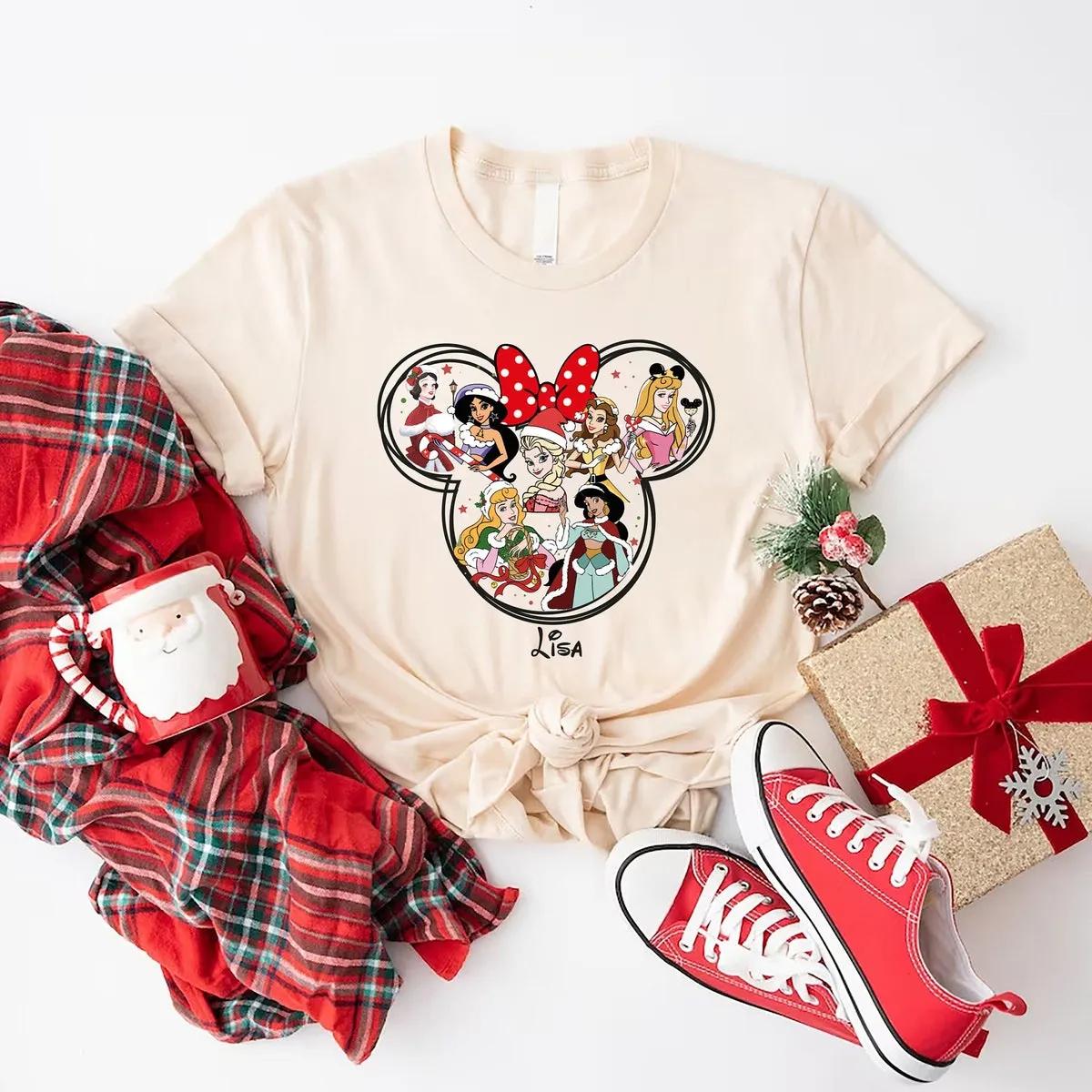 Disney Princess Christmas Shirt 4 1