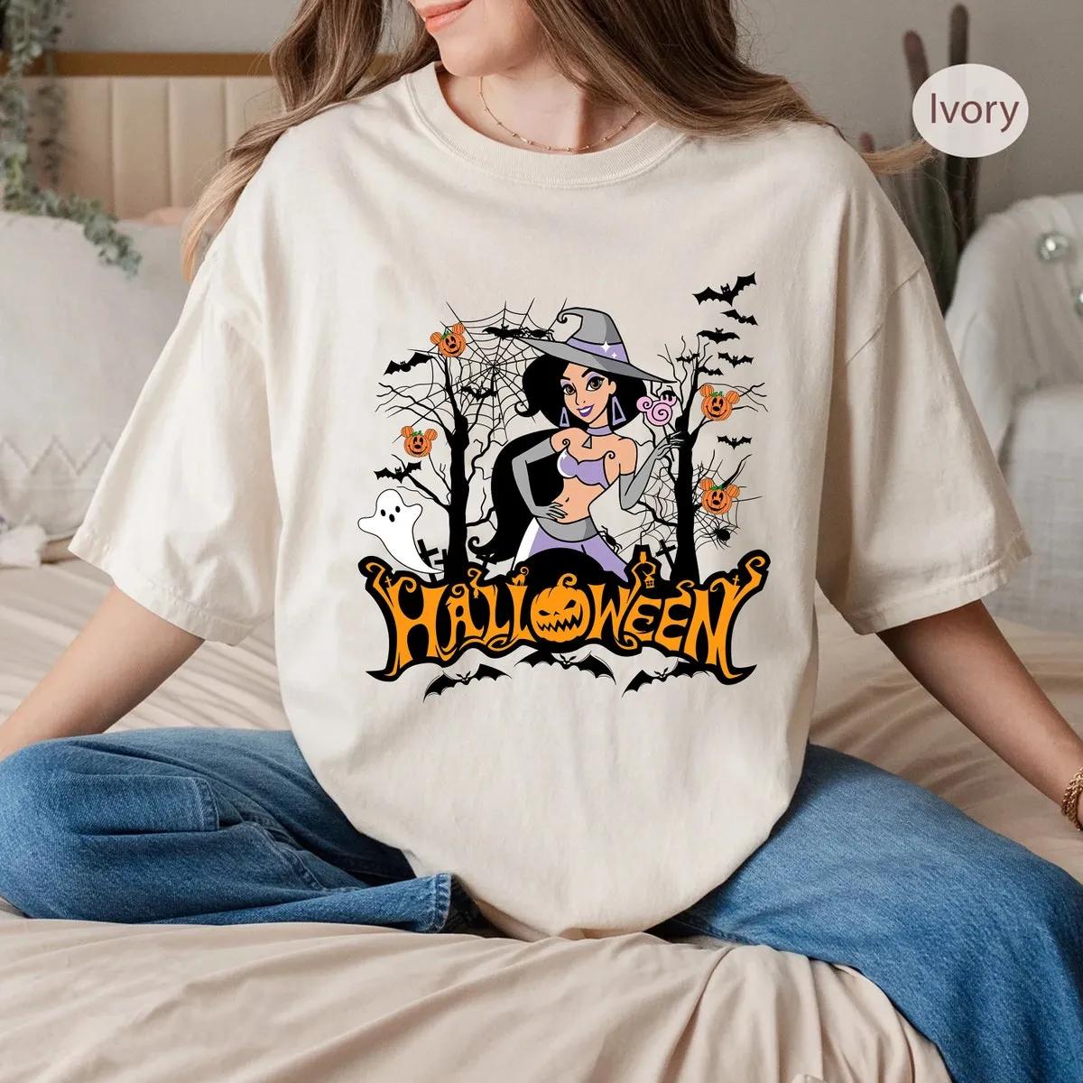 Disney Princess Halloween Pumpkin Shirt 3