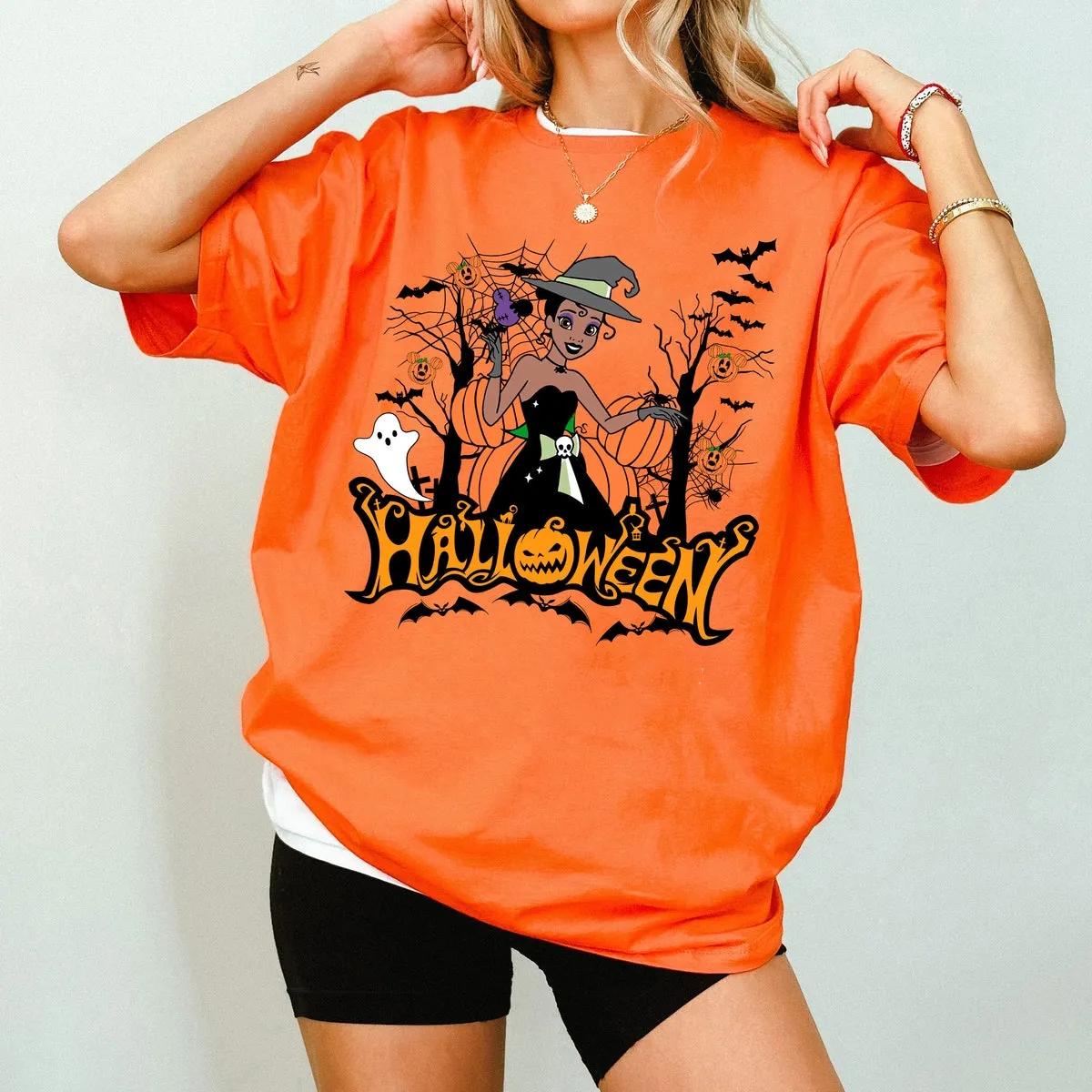 Disney Princess Halloween Pumpkin Shirt 4