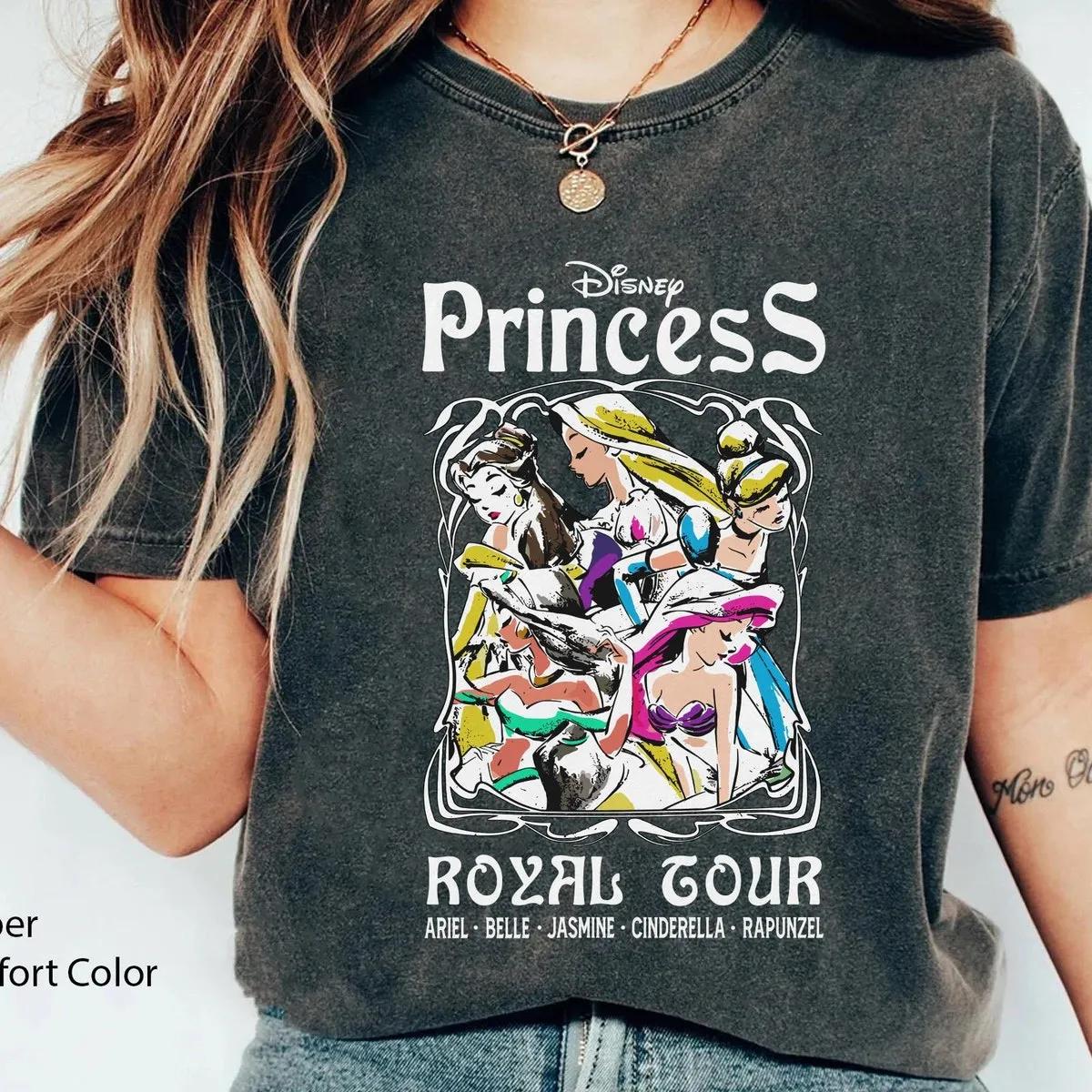 Disney Princess Royal Tour Group Poster Shirt 1