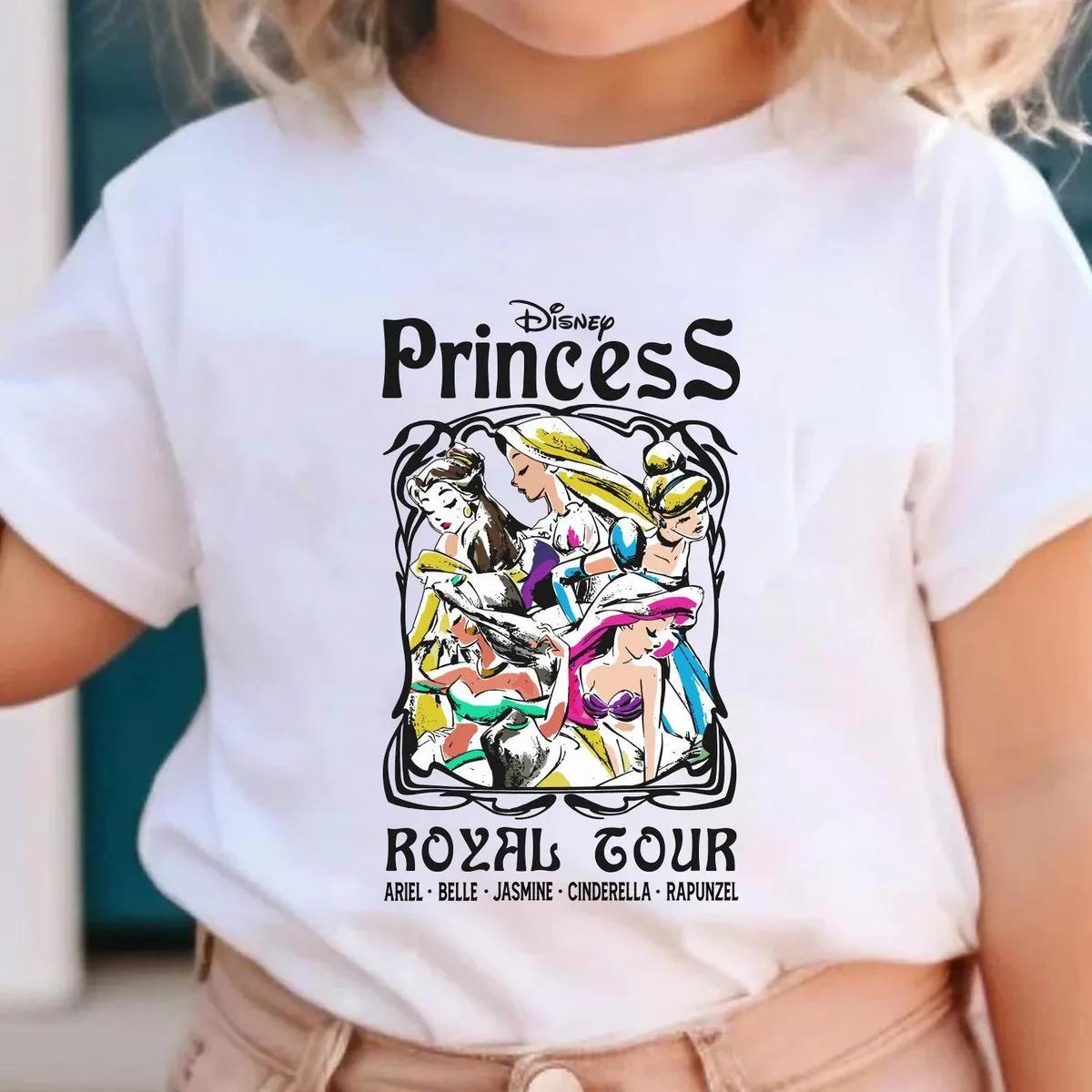 Disney Princess Royal Tour Group Poster Shirt 2