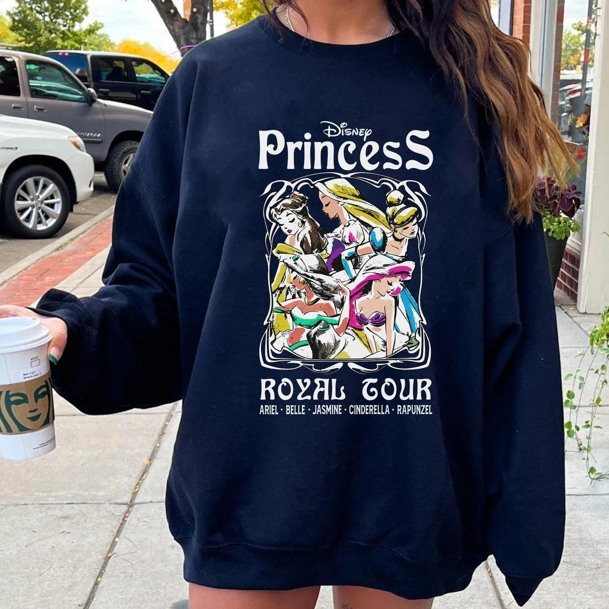 Disney Princess Royal Tour Group Poster Shirt 6