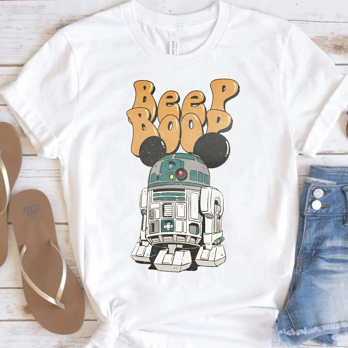 Disney R2D2 Mickey Ear Star Wars Shirt 1