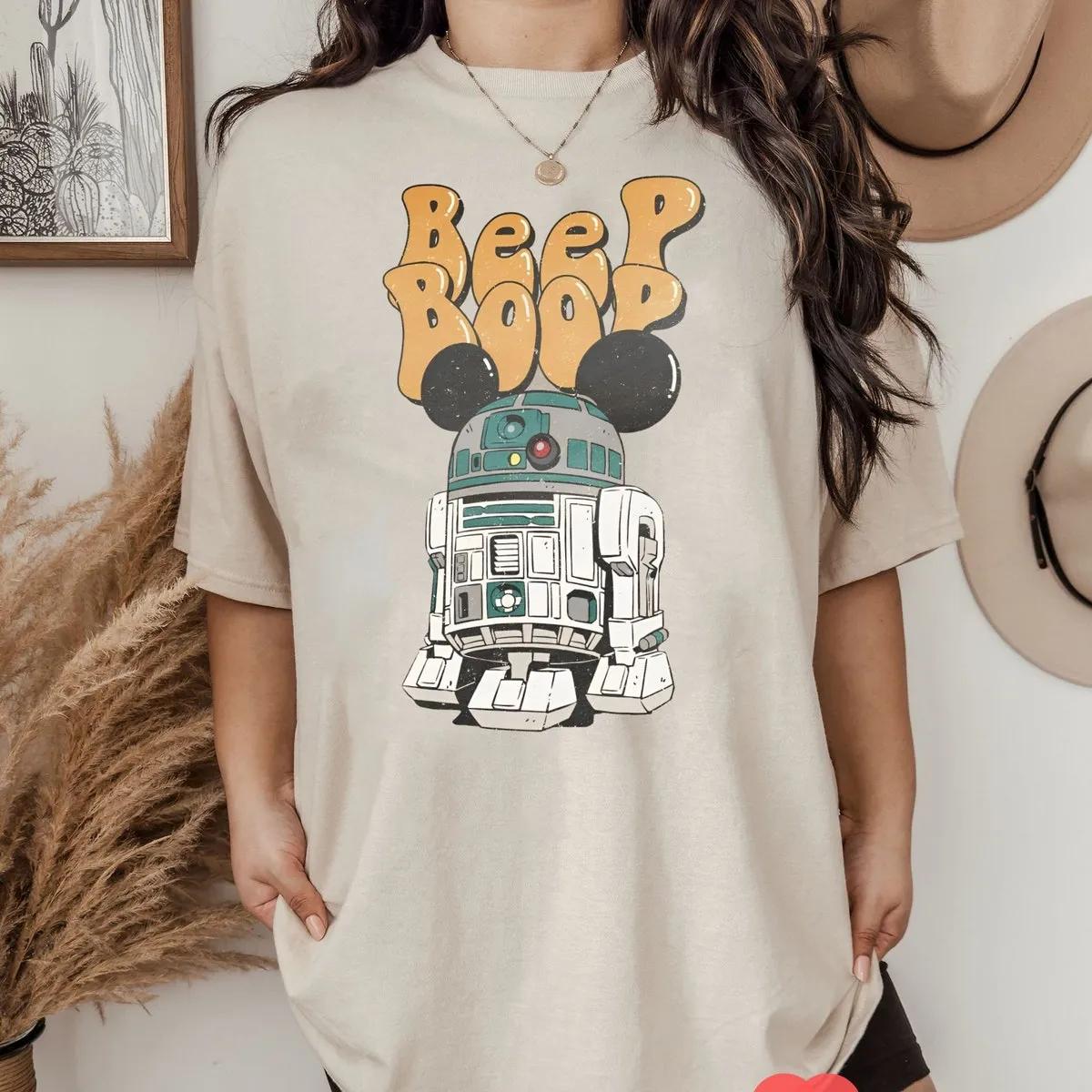 Disney R2D2 Mickey Ear Star Wars Shirt 2