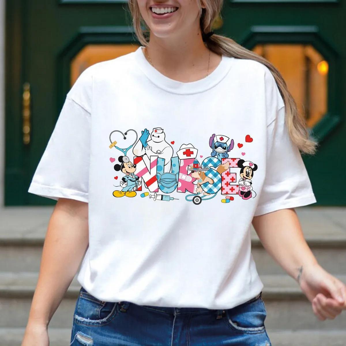 Disney RN Nurse Shirt 1 1 1