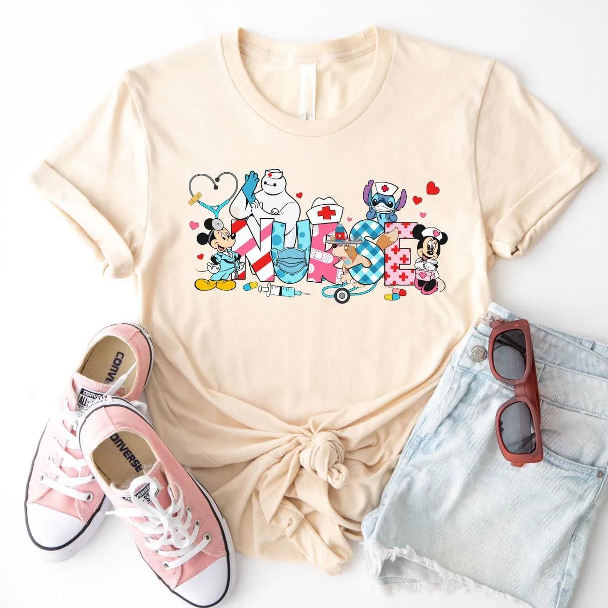 Disney RN Nurse Shirt 3 1 1