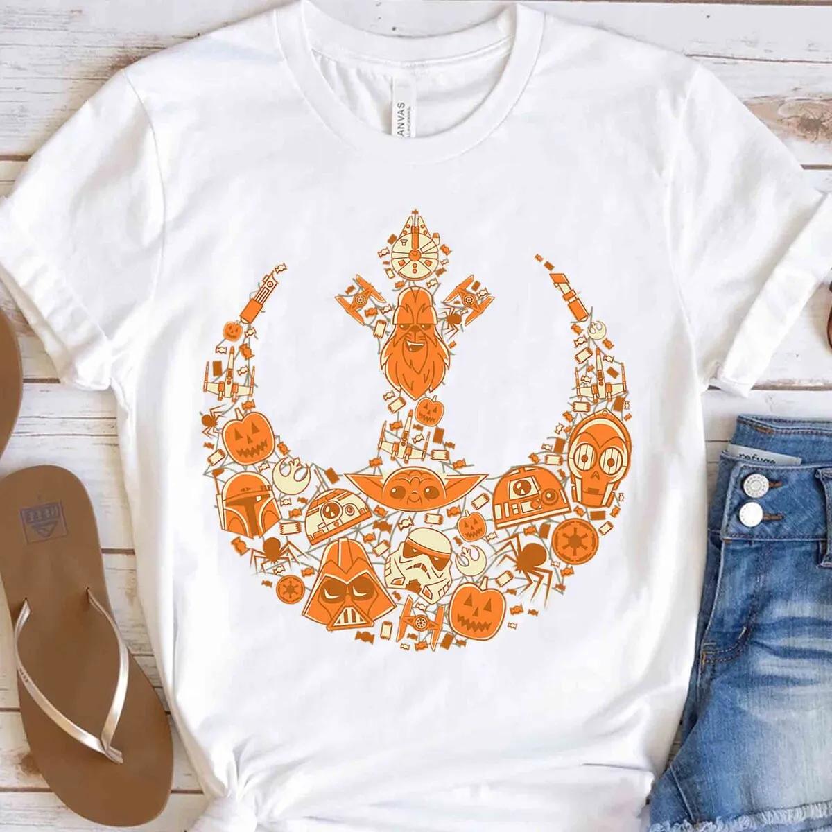 Disney Rebel Alliance Pumpkins Halloween Shirt 2