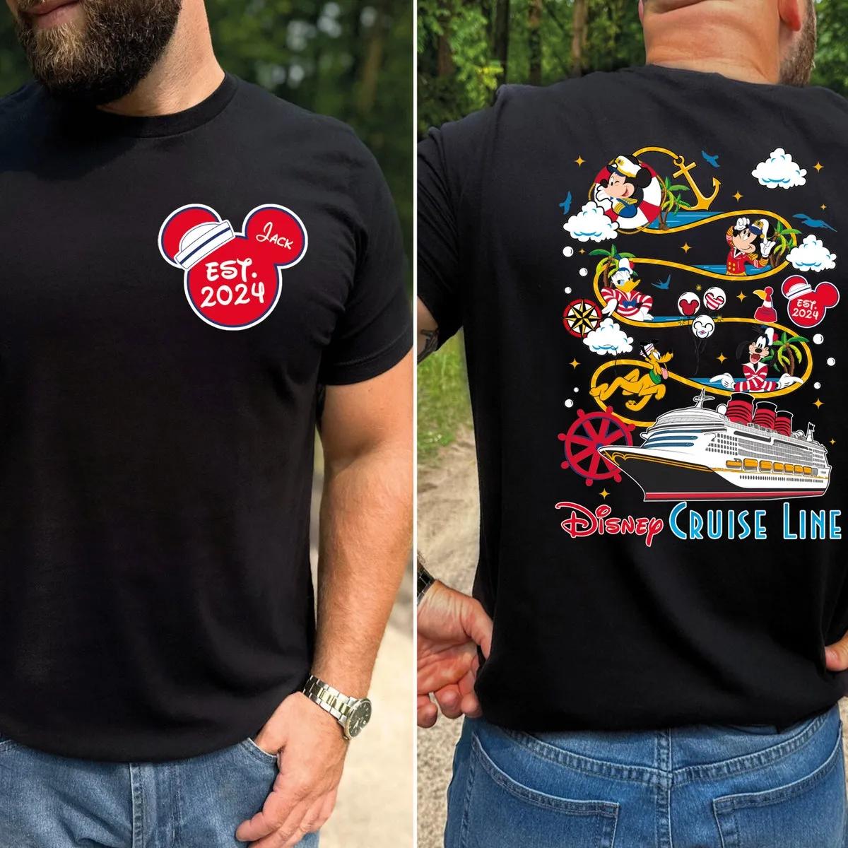 Disney Shirt Mickey Friends Cruise Crew Tee 1 1