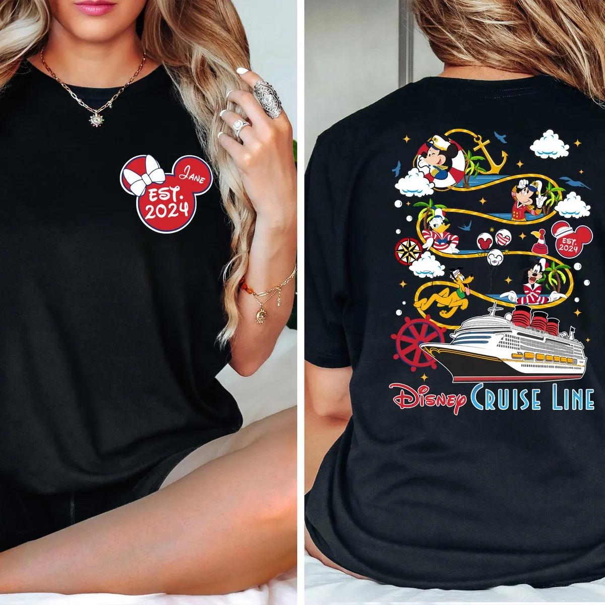 Disney Shirt Mickey Friends Cruise Crew Tee 3 1