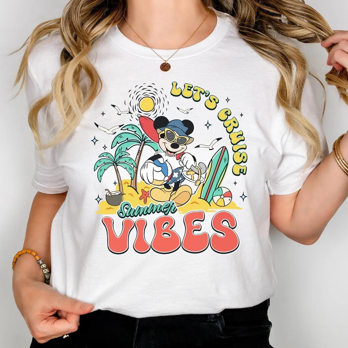 Disney Shirt Mickey Mouse Summer Vibes Tee 1 1