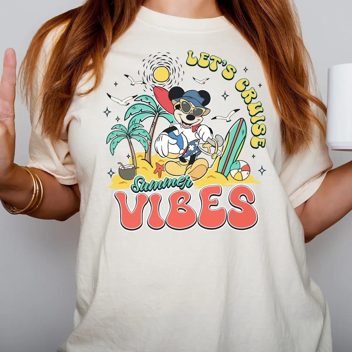 Disney Shirt Mickey Mouse Summer Vibes Tee 3 1