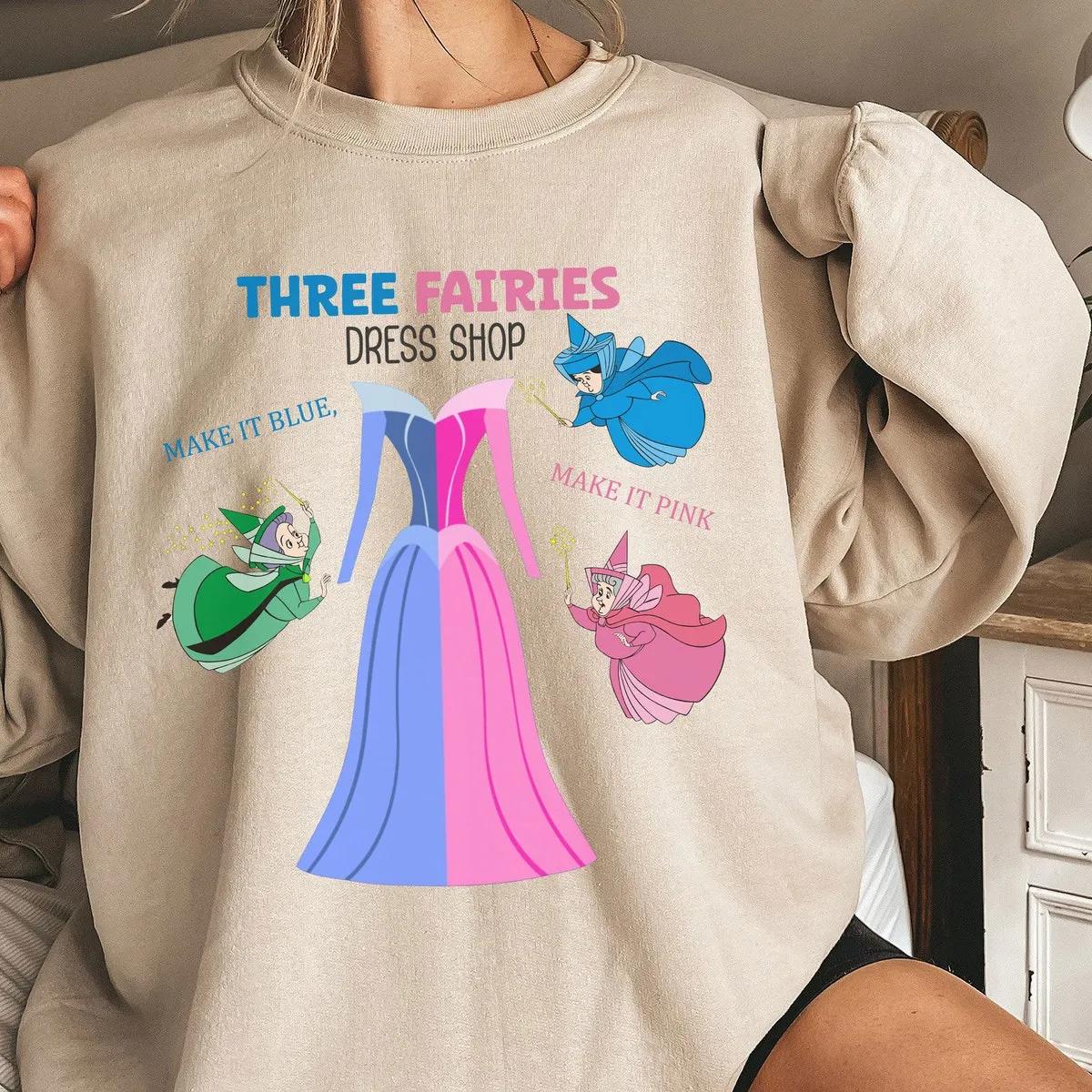 Disney Sleeping Beauty Make It Blue Make It Pink Shirt 5 1