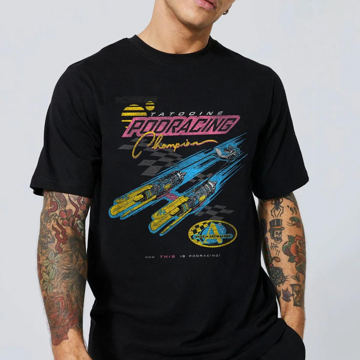 Disney Star Wars Pod Racing Champion Neon Space Racer Shirt 1 1