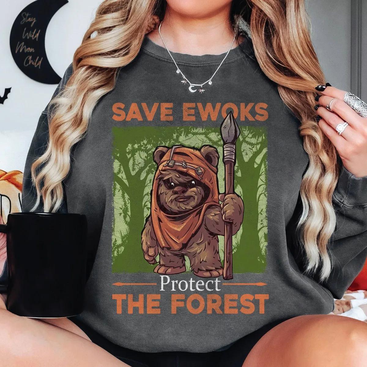 Disney Star Wars Save Ewoks Protect The Forest Shirt 2 1