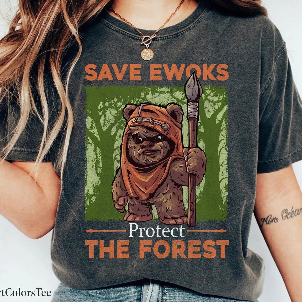 Disney Star Wars Save Ewoks Protect The Forest Shirt 3 1