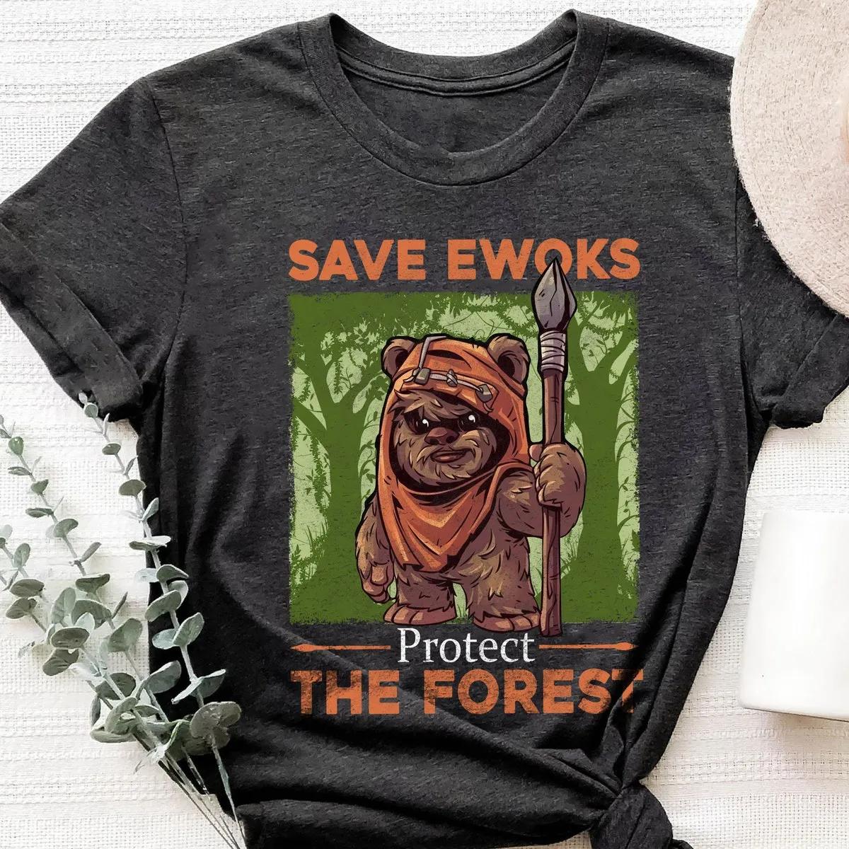 Disney Star Wars Save Ewoks Protect The Forest Shirt 4 1