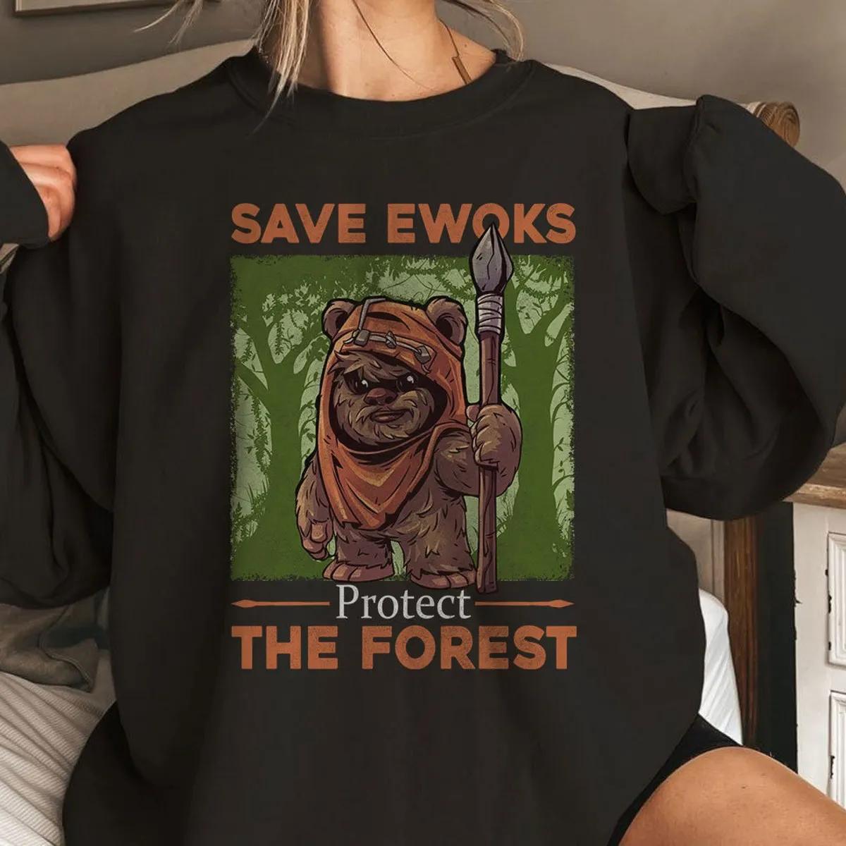 Disney Star Wars Save Ewoks Protect The Forest Shirt 5 1