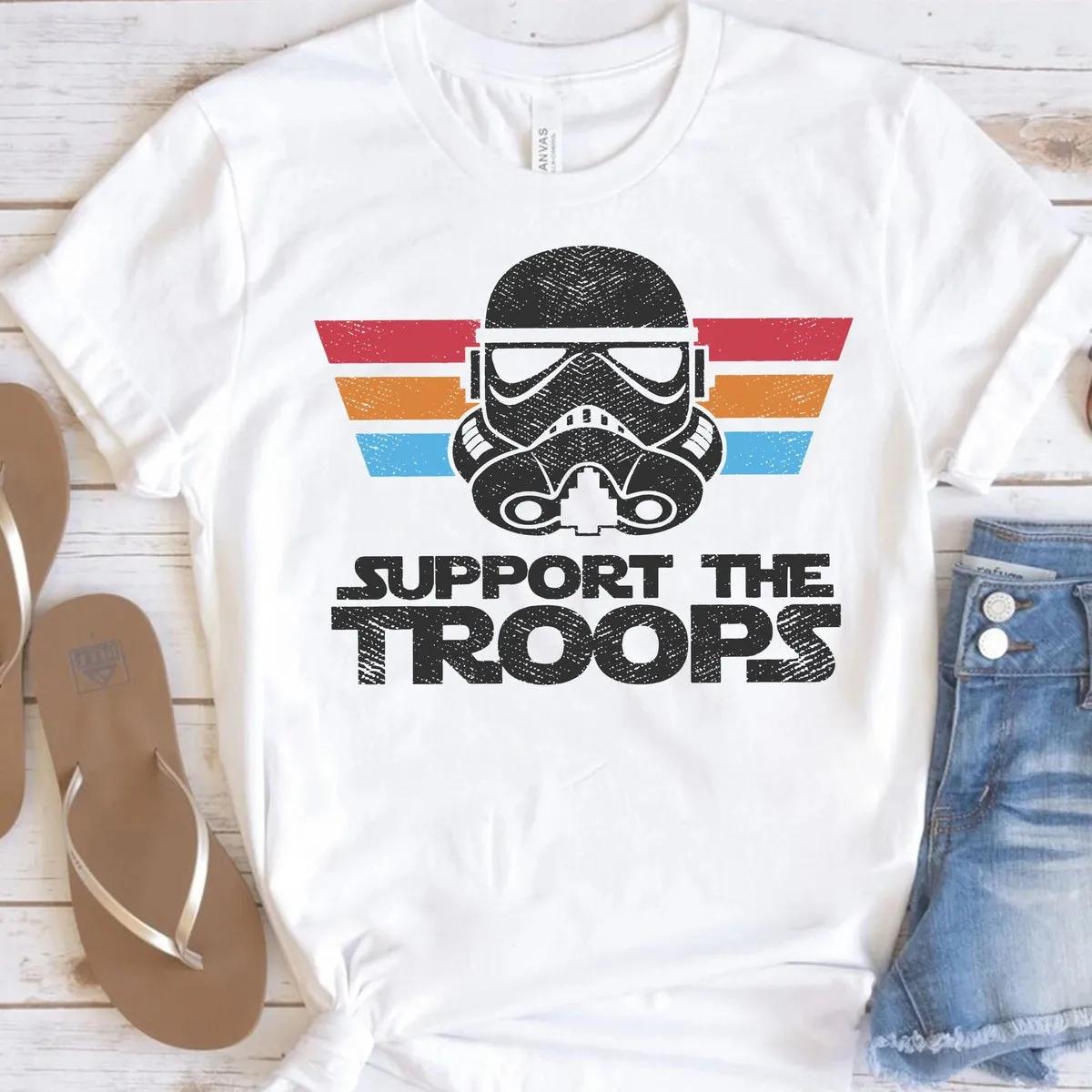 Disney Star Wars Support The Troops Stormtrooper Shirt 2