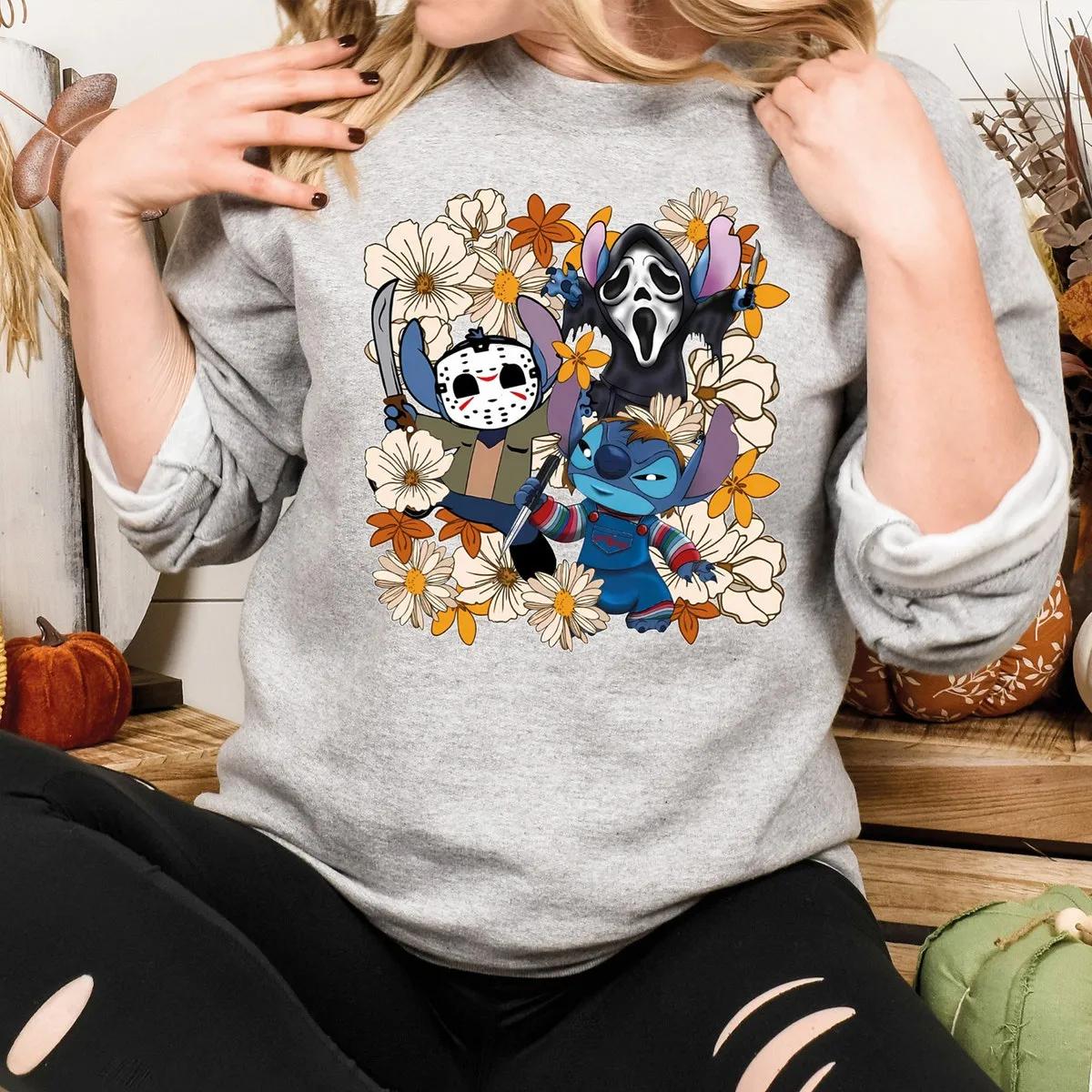 Disney Stitch Horror Halloween Shirt 3