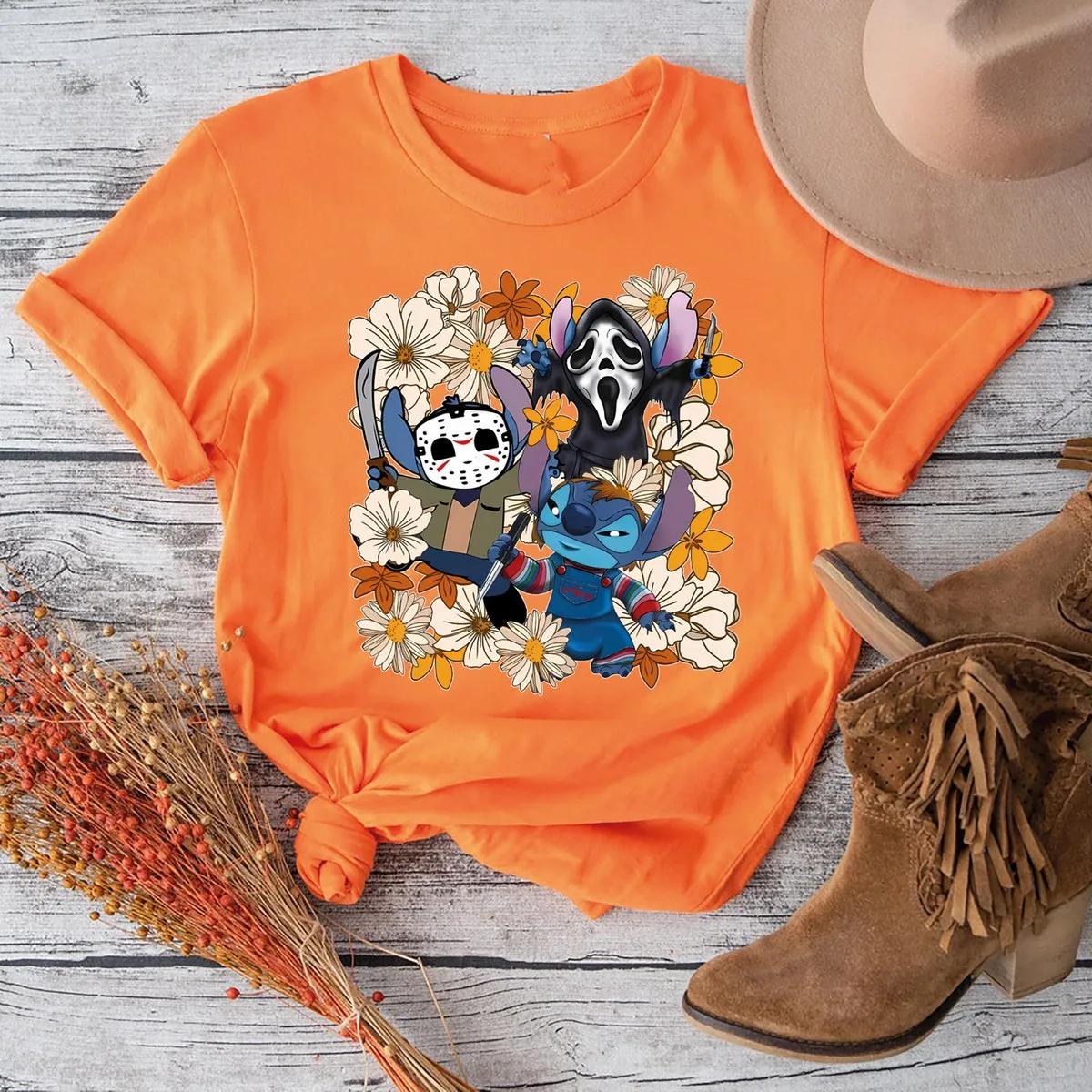 Disney Stitch Horror Halloween Shirt 4