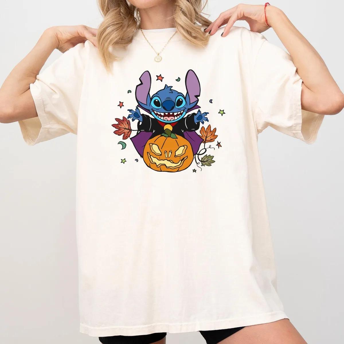 Disney Stitch Pumpkin Halloween Shirt 5 1