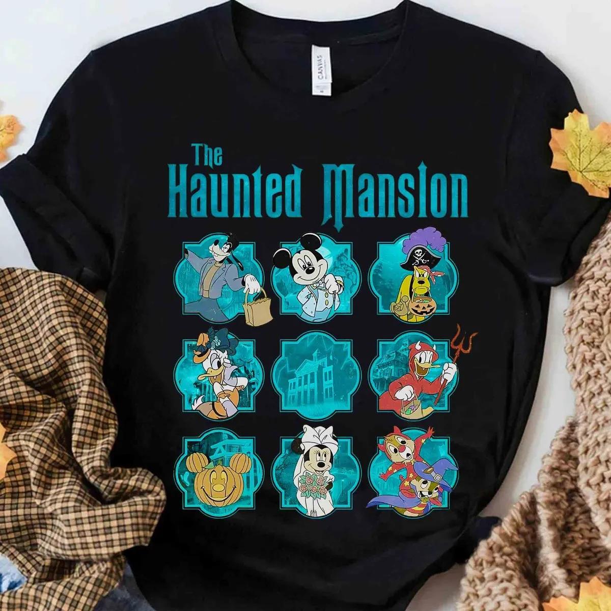 Disney The Haunted Mansion Mickey Mouse and Friends Halloween Shirt 1