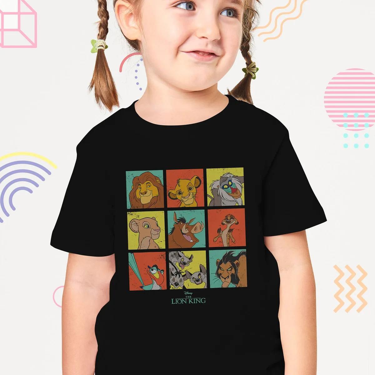 Disney The Lion King Characters 90s Grid Shirt 2