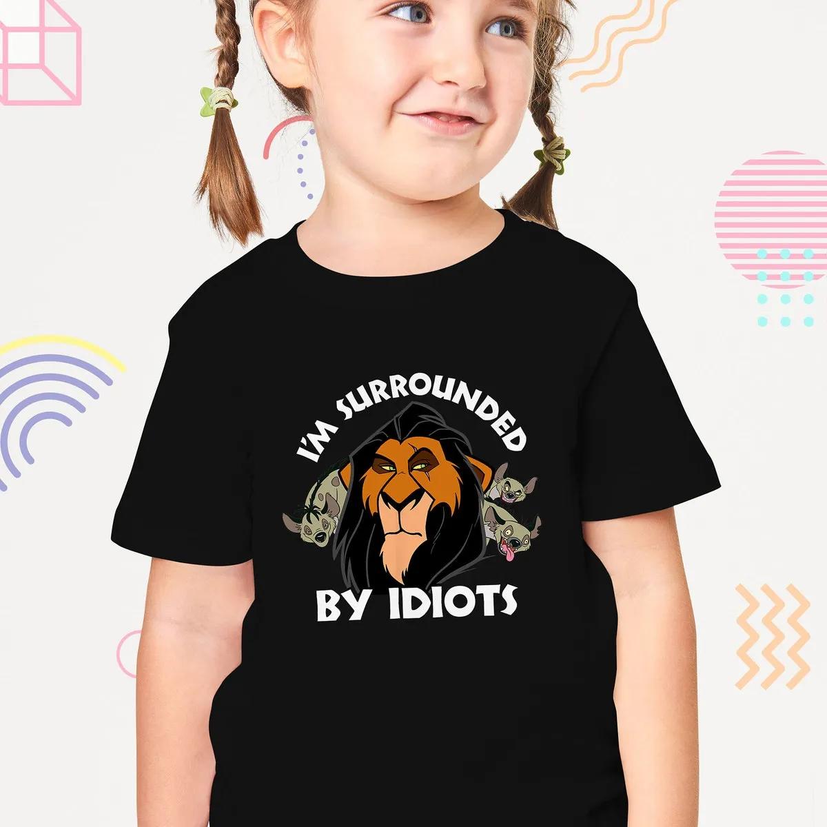 Disney The Lion King Scar Surrounded by Idiots Shirt 5 1