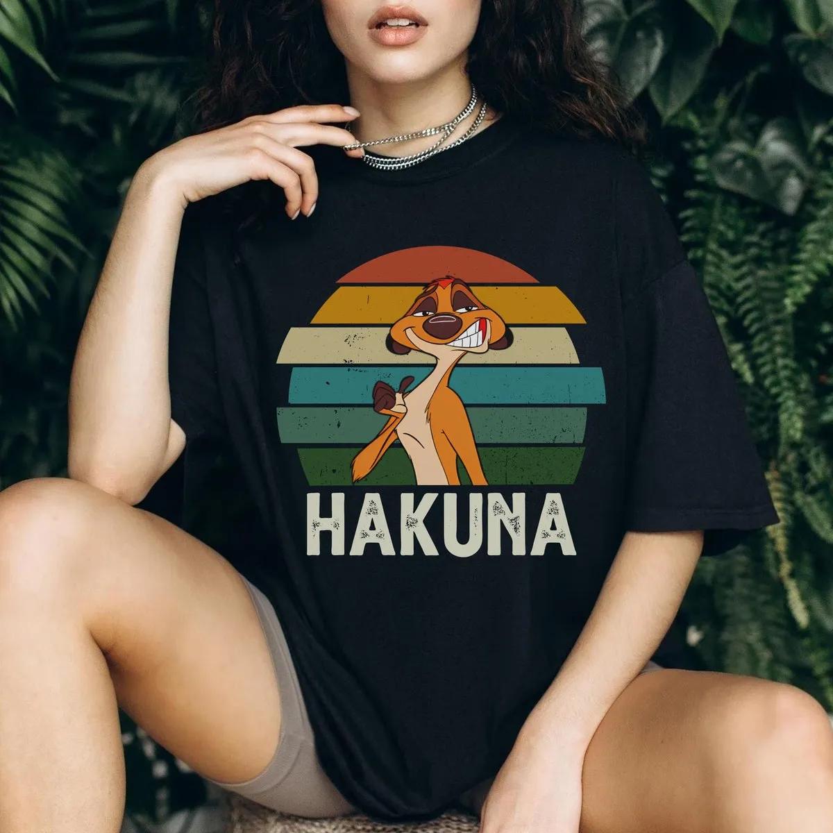 Disney The Lion King Timon Hakuna Portrait Shirt 1